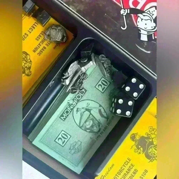 Harley Davidson Live to Ride Collectors Edition 2000 Monopoly Game Vintage - Picture 3 of 5